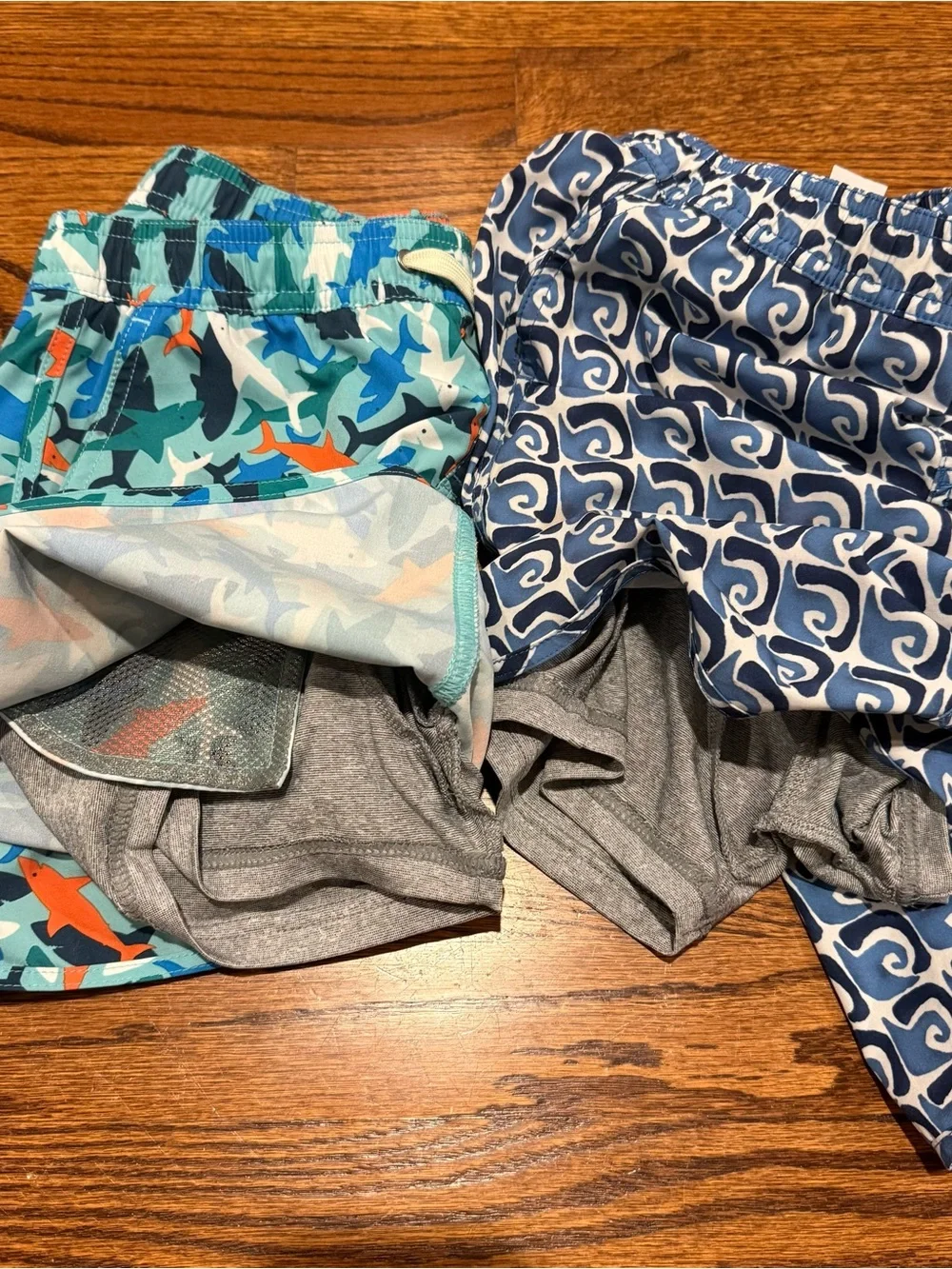 LIKE NEW! Fair Harbor Boys' Swim Trunks (set of 2) - Size L